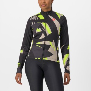 Castelli TROPICALE LS Trikot Damen Schwarz | 70638-BDOI