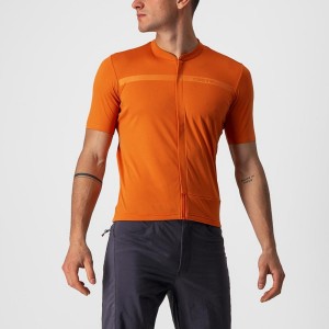 Castelli UNLIMITED ALLROAD Trikot Herren Orange Rot | 63214-PUOF