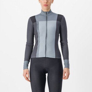 Castelli UNLIMITED W THERMAL Trikot Damen Schwarz Grau | 93027-WMUR