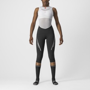 Castelli VELOCISSIMA 3 KNICKER Leggings Damen Schwarz Silber | 59870-NXUD