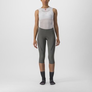 Castelli VELOCISSIMA 3 KNICKER Leggings Damen Grau Dunkelgrau | 48951-NEWZ