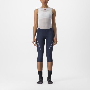 Castelli VELOCISSIMA 3 KNICKER Leggings Damen Blau Lila Weiß | 37498-UDZE