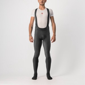 Castelli VELOCISSIMO 5 Strumpfhose Mit Latz Herren Schwarz Silber | 16037-NQTD