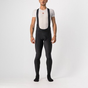 Castelli VELOCISSIMO 5 Strumpfhose Mit Latz Herren Schwarz Rot | 68195-WCGP