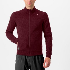 Castelli VIGORELLI TRACK Casual Herren Tiefesbordeaux | 50723-SANX