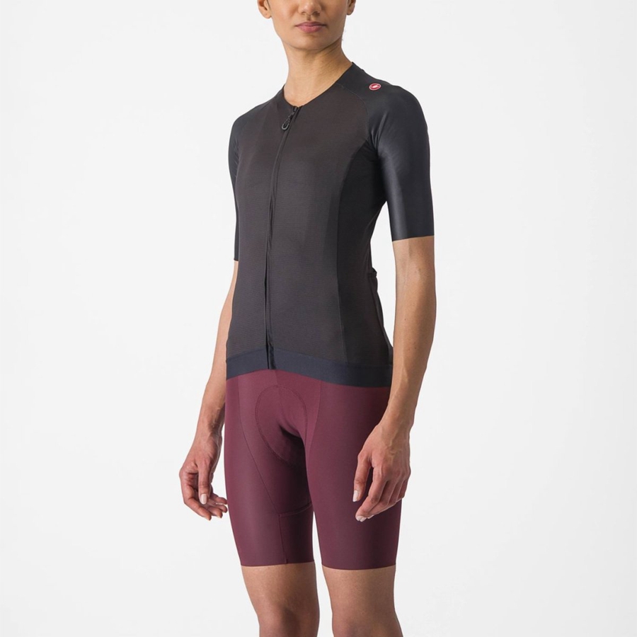 Castelli AERO PRO 7.0 W Trikot Damen Schwarz | 37502-XCGW