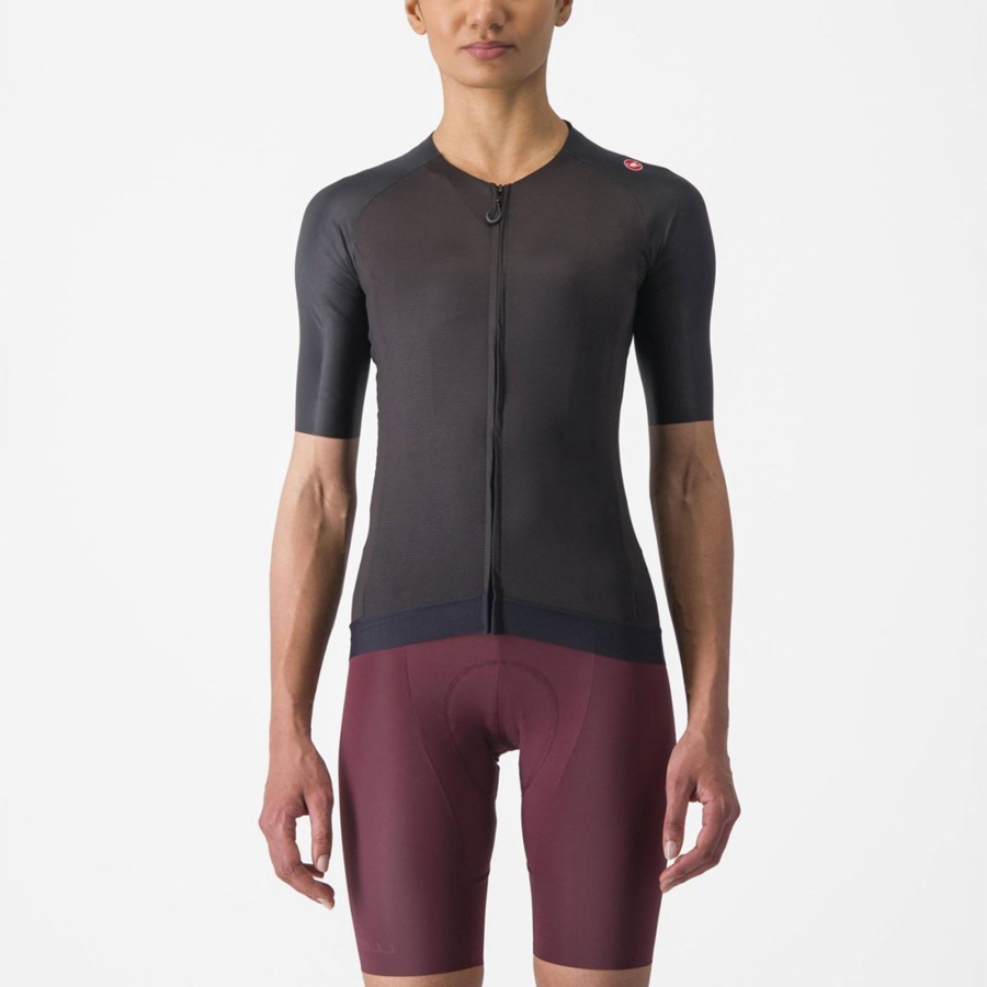 Castelli AERO PRO 7.0 W Trikot Damen Schwarz | 37502-XCGW