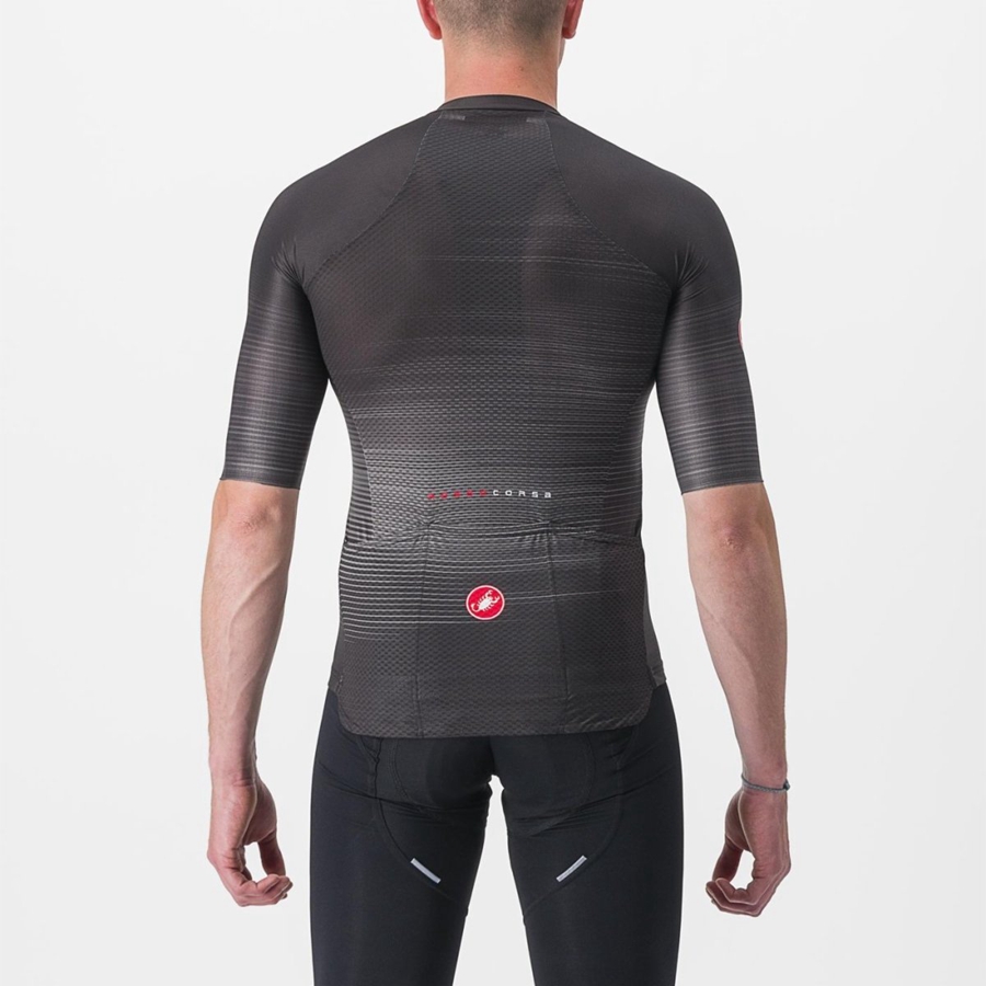 Castelli AERO RACE 6.0 Trikot Herren Schwarz | 07896-PBDR