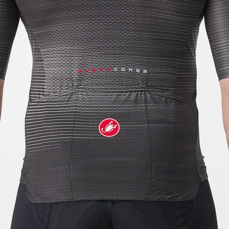 Castelli AERO RACE 6.0 Trikot Herren Schwarz | 07896-PBDR