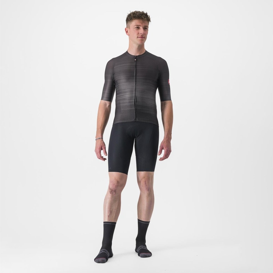 Castelli AERO RACE 6.0 Trikot Herren Schwarz | 07896-PBDR