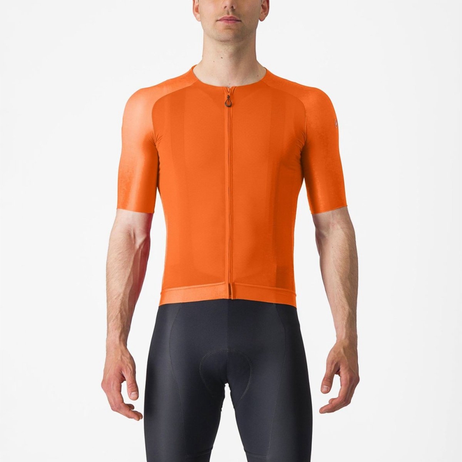 Castelli AERO RACE 7.0 Trikot Herren Orange | 79045-SYMX