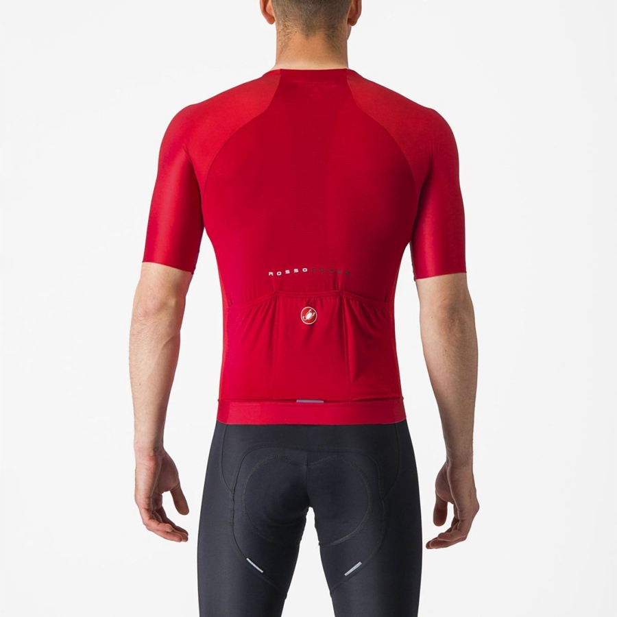 Castelli AERO RACE 7.0 Trikot Herren Rot | 97182-TAXK