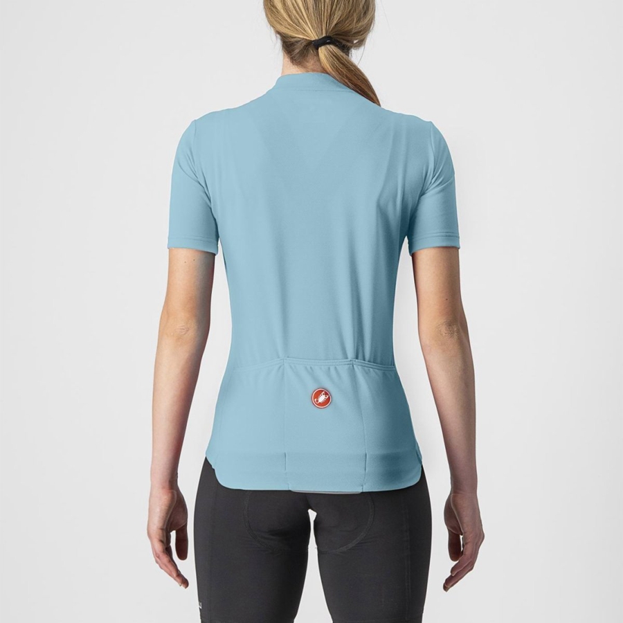 Castelli ANIMA 3 Trikot Damen Blau | 98426-VKUZ