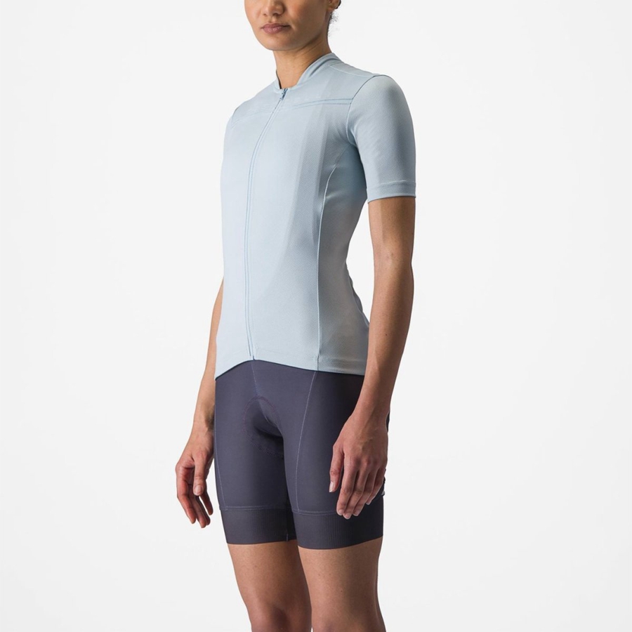 Castelli ANIMA 4 Trikot Damen Blau | 45819-XCTS