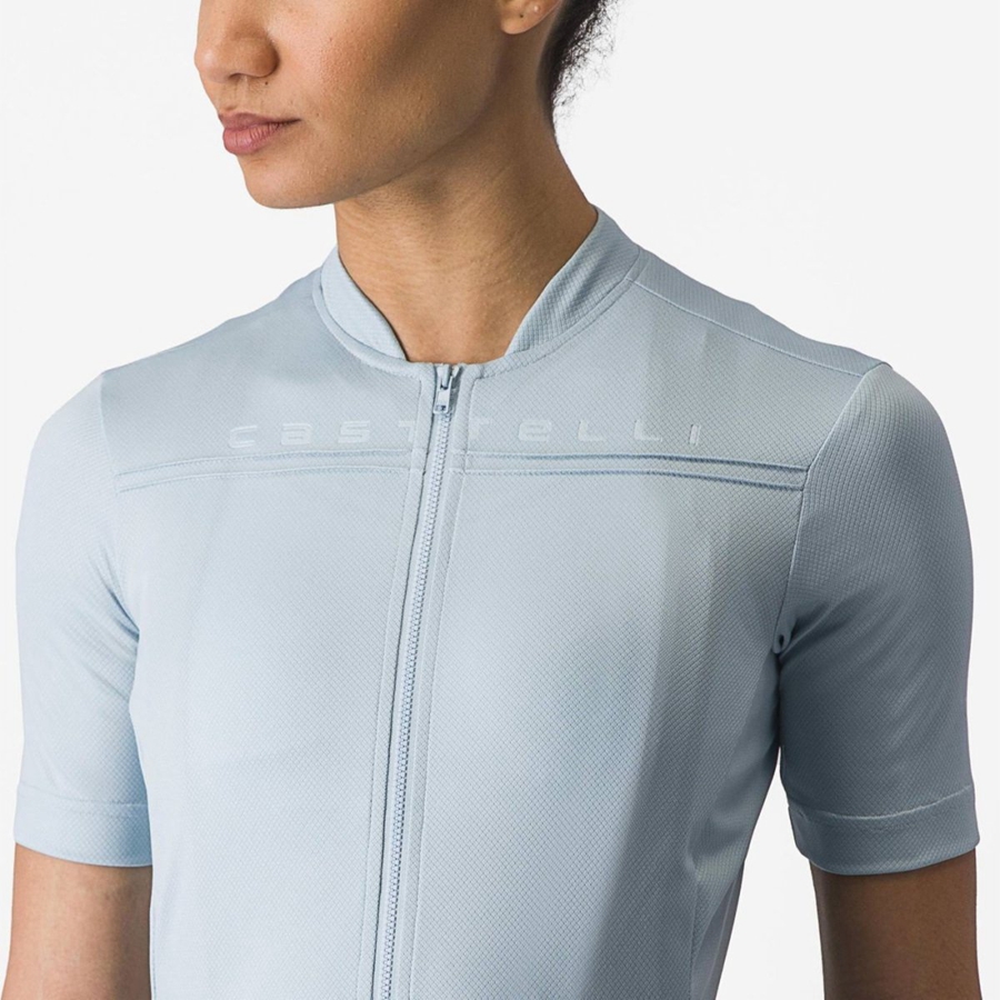 Castelli ANIMA 4 Trikot Damen Blau | 45819-XCTS