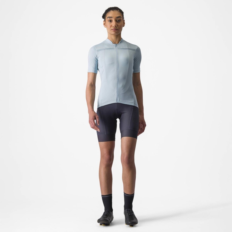 Castelli ANIMA 4 Trikot Damen Blau | 45819-XCTS