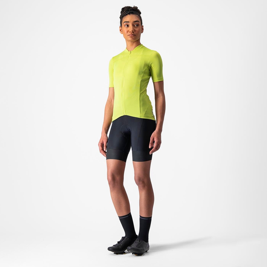 Castelli ANIMA 4 Trikot Damen Hellgrün | 08135-UJZM