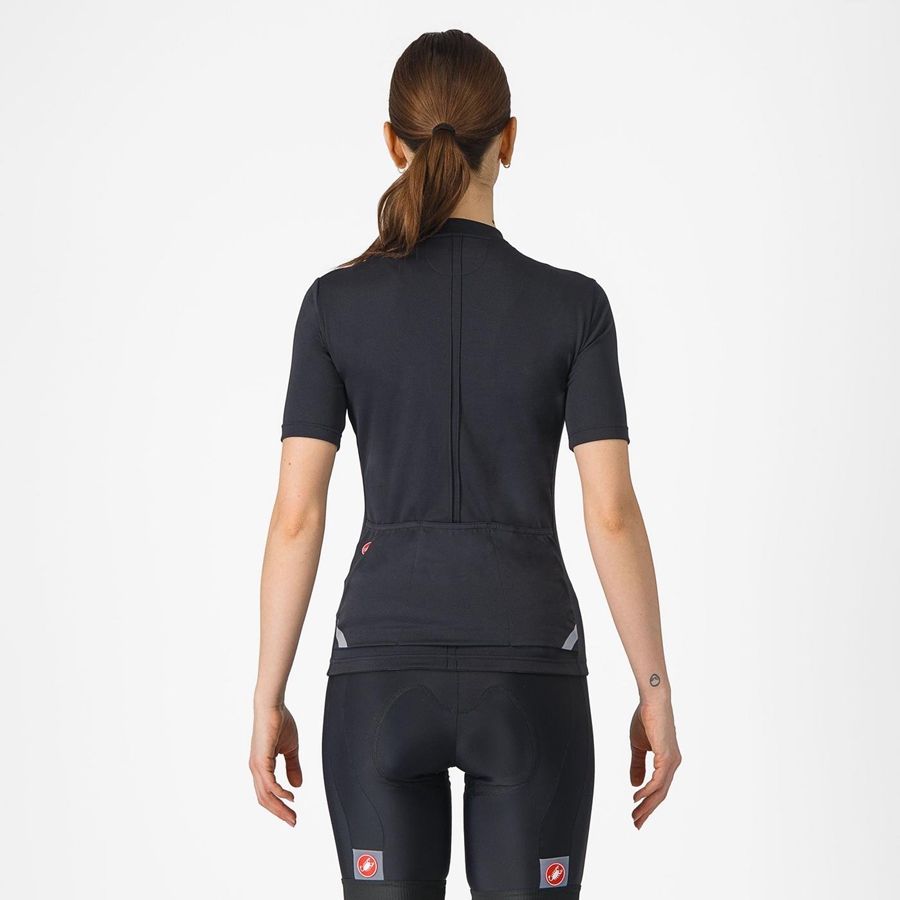 Castelli ANIMA 4 Trikot Damen Schwarz | 78210-UBKF