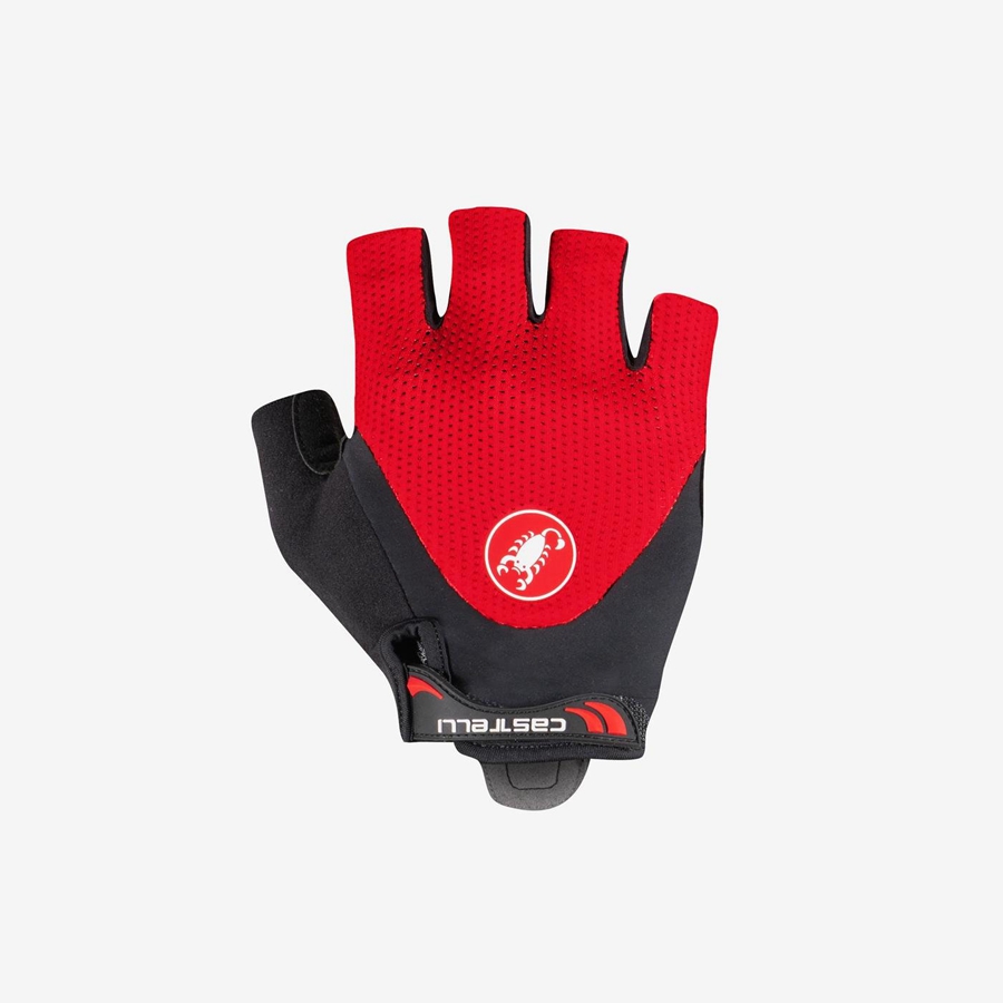 Castelli ARENBERG GEL 2 Handschuhe Herren Rot | 19370-QPDE