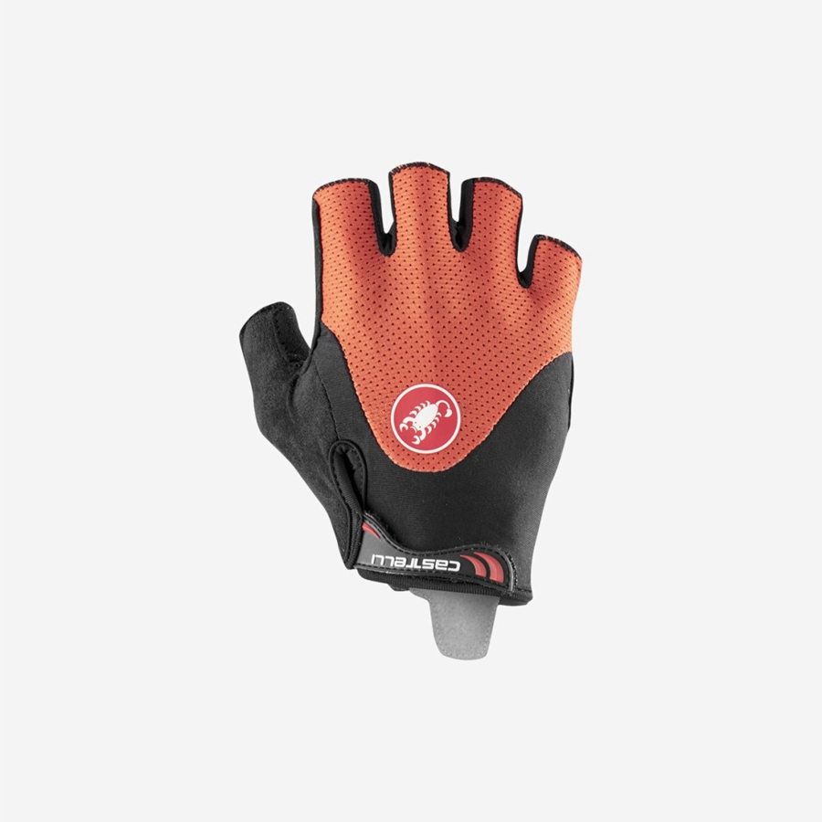 Castelli ARENBERG GEL 2 Handschuhe Herren Rot Schwarz | 89527-TKSG