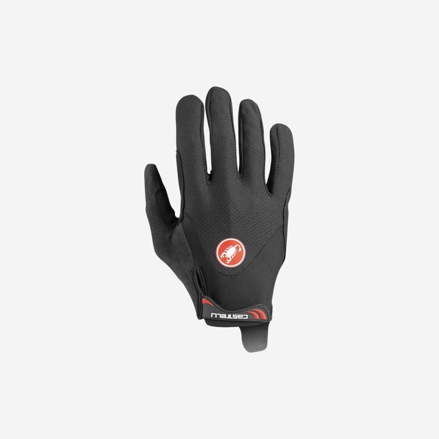 Castelli ARENBERG GEL LF Handschuhe Herren Schwarz | 51360-QMZB