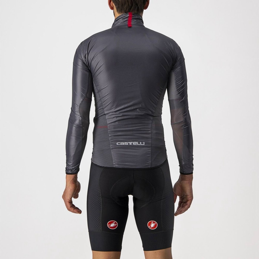 Castelli ARIA SHELL Schutz Herren Dunkelgrau | 46380-CDTU