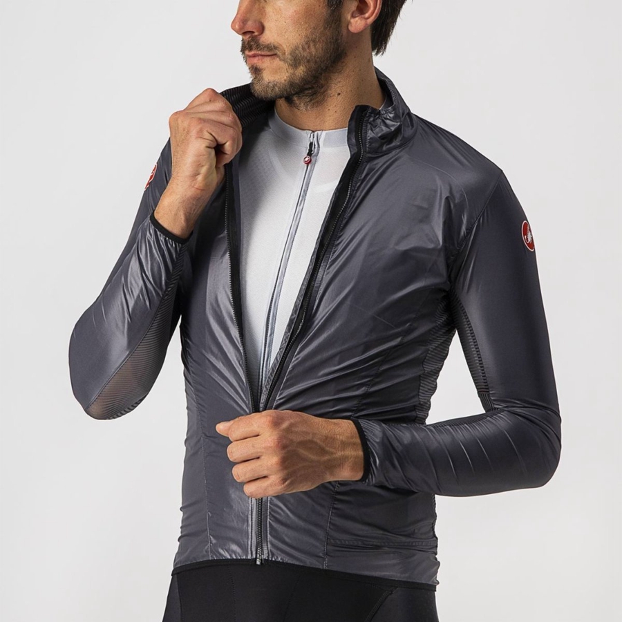 Castelli ARIA SHELL Schutz Herren Dunkelgrau | 46380-CDTU