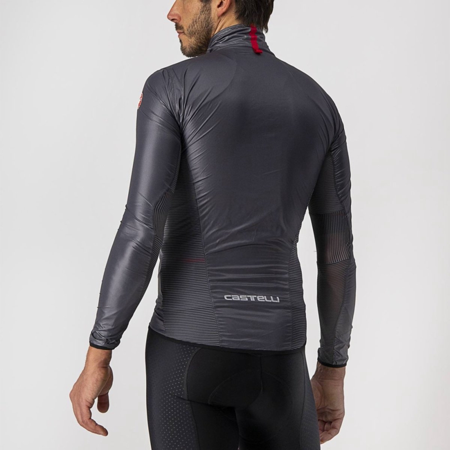 Castelli ARIA SHELL Schutz Herren Dunkelgrau | 46380-CDTU