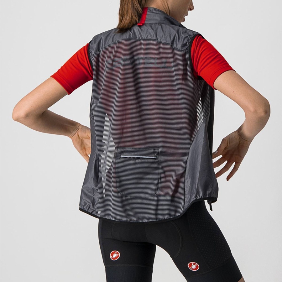 Castelli ARIA W Weste Damen Dunkelgrau | 03159-VCPZ