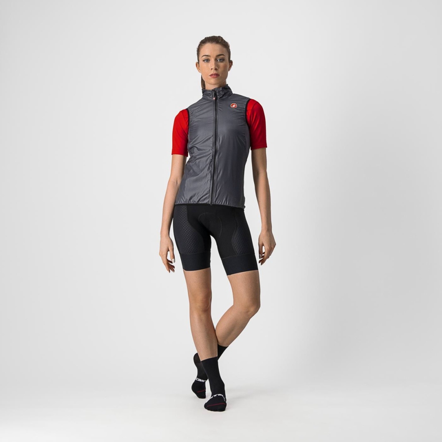 Castelli ARIA W Weste Damen Dunkelgrau | 03159-VCPZ