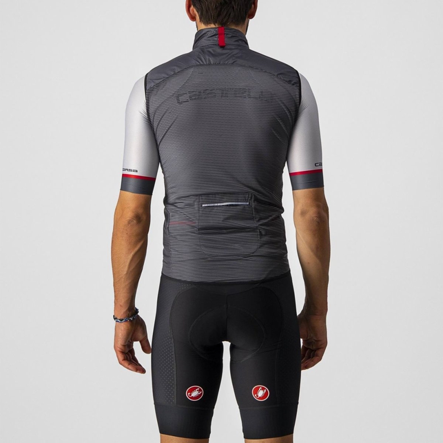 Castelli ARIA Weste Herren Dunkelgrau | 28490-RBSM