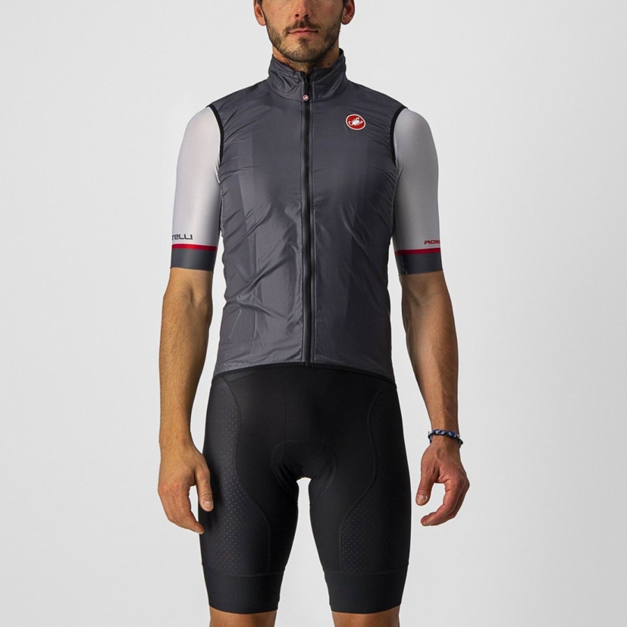 Castelli ARIA Weste Herren Dunkelgrau | 28490-RBSM