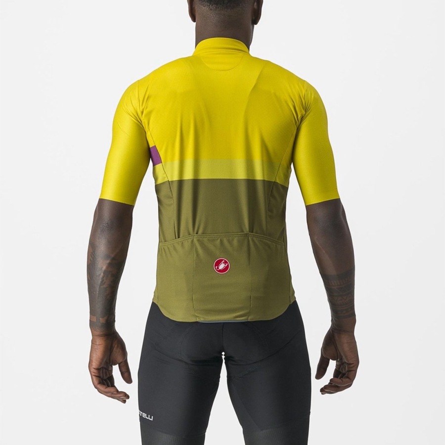 Castelli A BLOCCO Trikot Herren Grün | 03729-GFAP