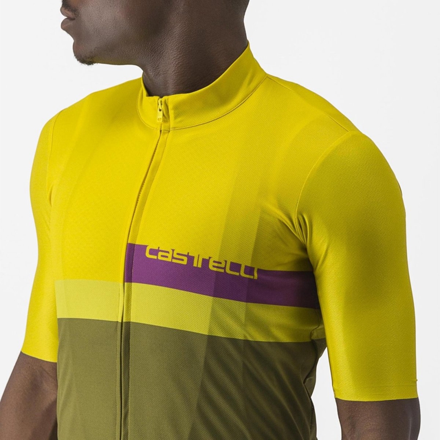 Castelli A BLOCCO Trikot Herren Grün | 03729-GFAP