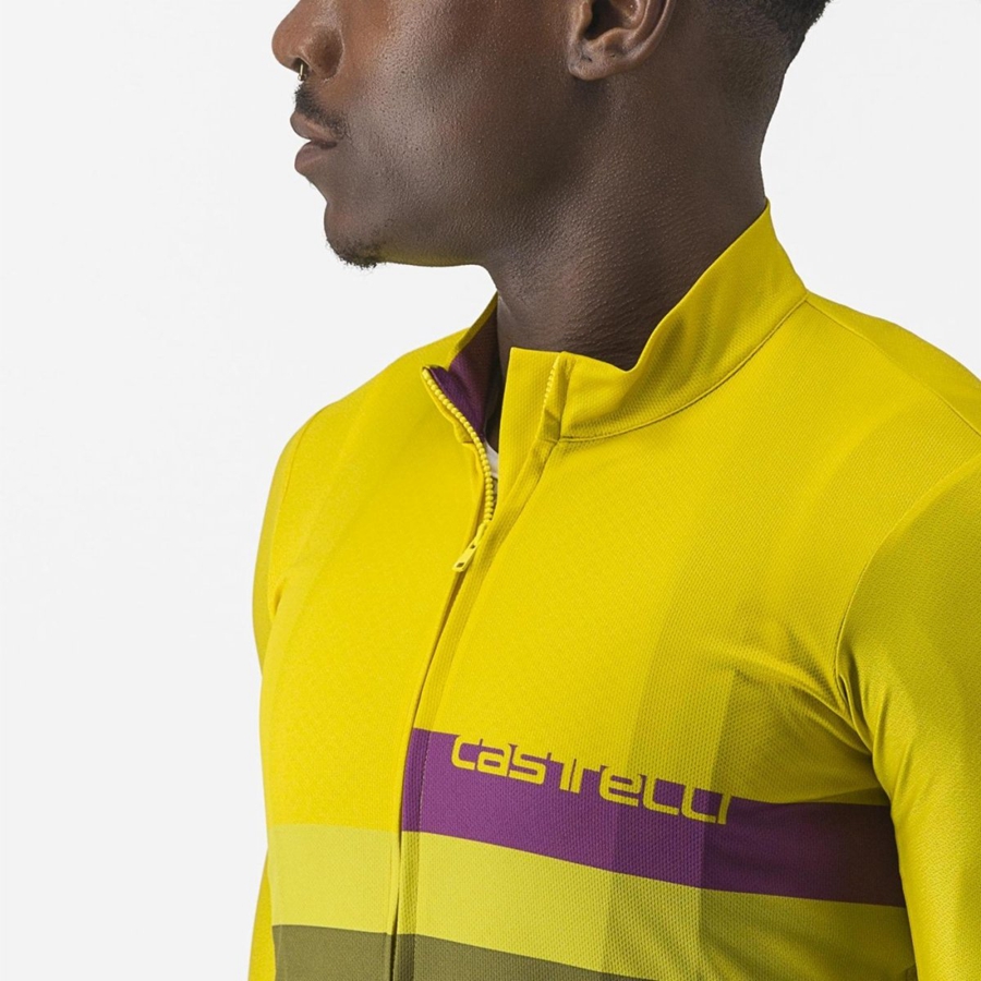 Castelli A BLOCCO Trikot Herren Grün | 03729-GFAP