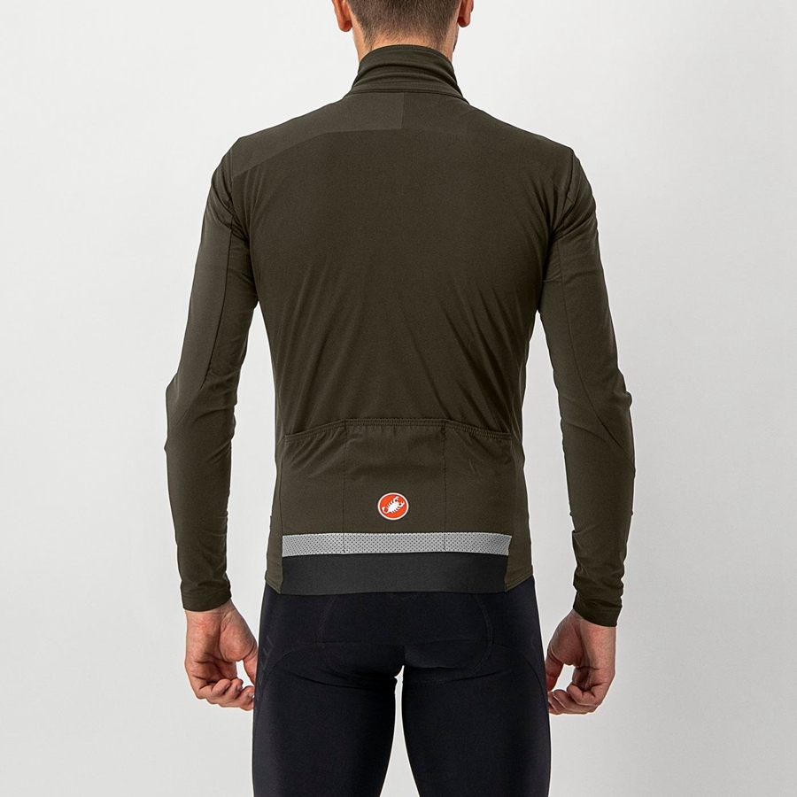 Castelli BETA RoS Jacken Herren Grün Grün | 39862-VFKZ