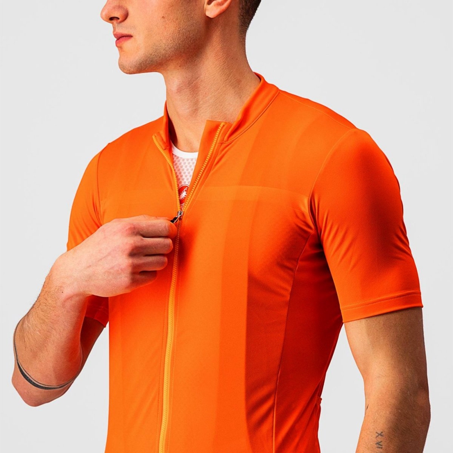 Castelli CLASSIFICA Trikot Herren Orange | 72914-YVUR