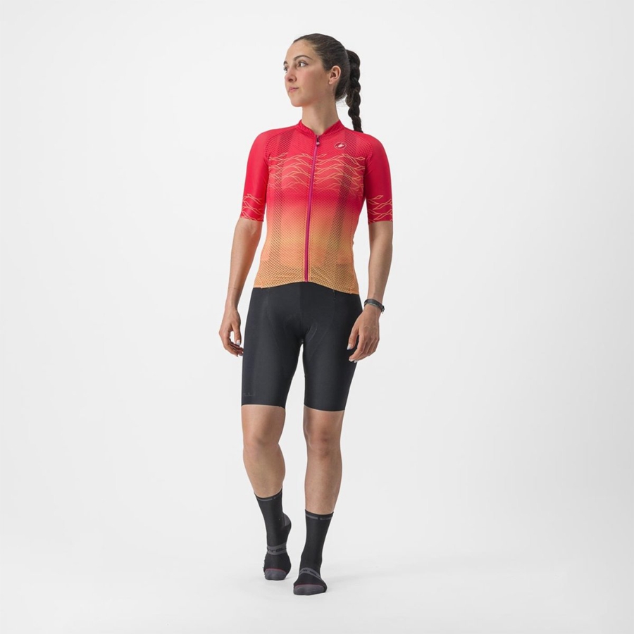 Castelli CLIMBER'S 2.0 W Trikot Damen Orange | 53274-BETU