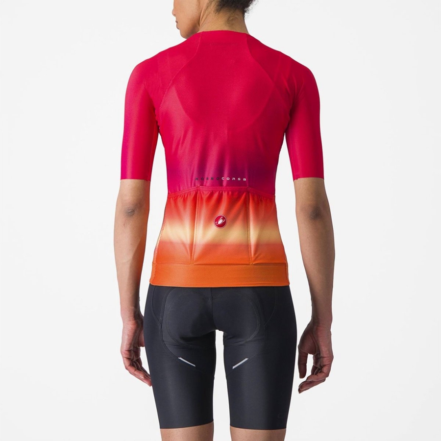 Castelli CLIMBER'S 4.0 W Trikot Damen Rosa | 59472-MOFX