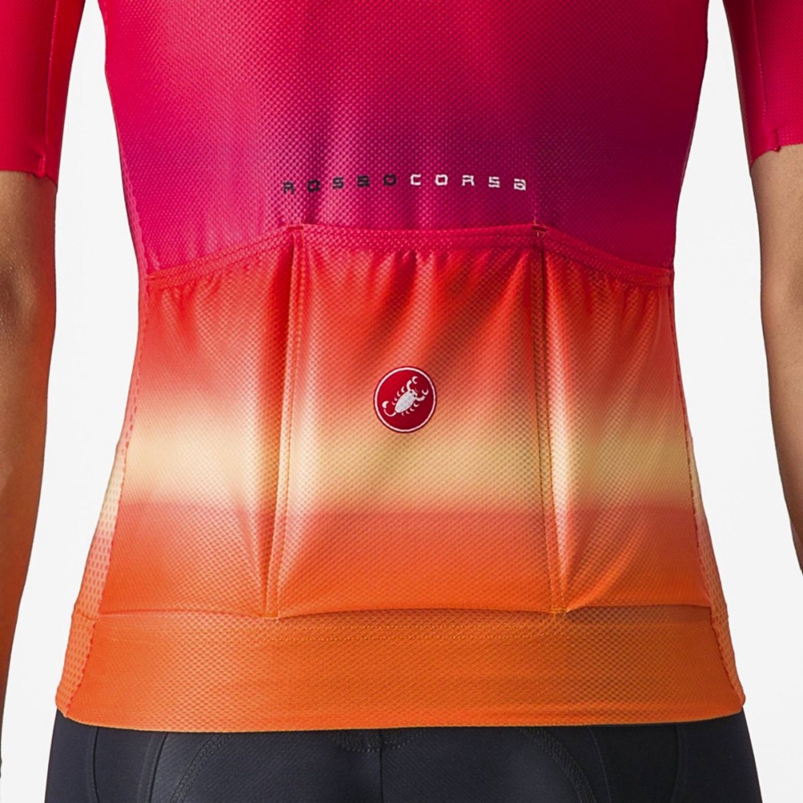 Castelli CLIMBER'S 4.0 W Trikot Damen Rosa | 59472-MOFX