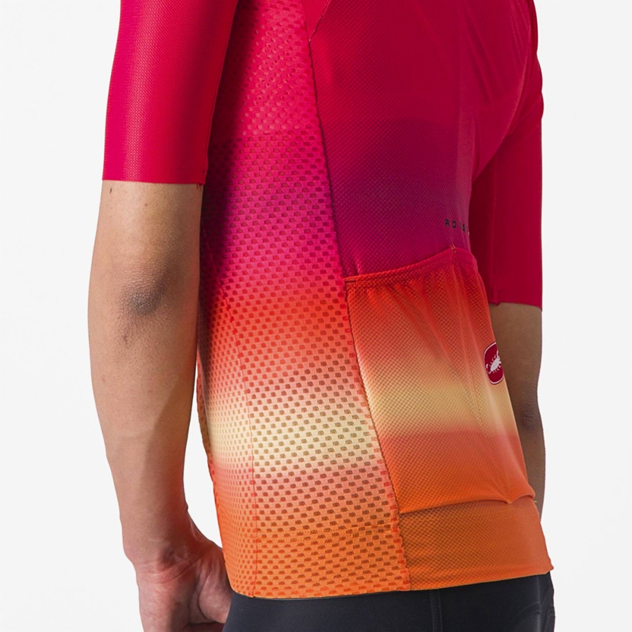 Castelli CLIMBER'S 4.0 W Trikot Damen Rosa | 59472-MOFX