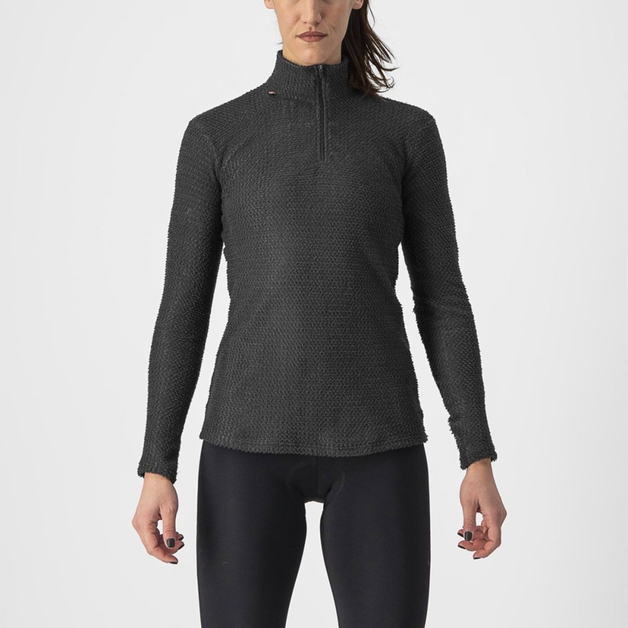 Castelli COLD DAYS W 2nd LAYER Grundschicht Damen Schwarz | 46037-ICLS