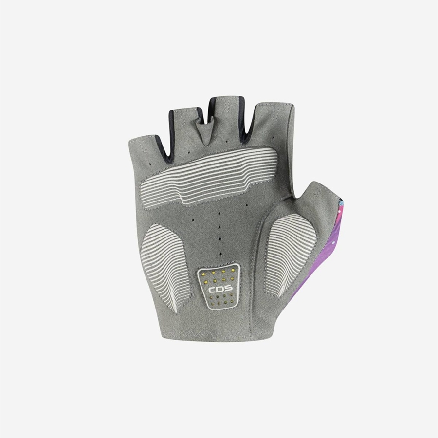 Castelli COMPETIZIONE 2 Handschuhe Herren Mehrfarbig Lila | 71490-HJEN