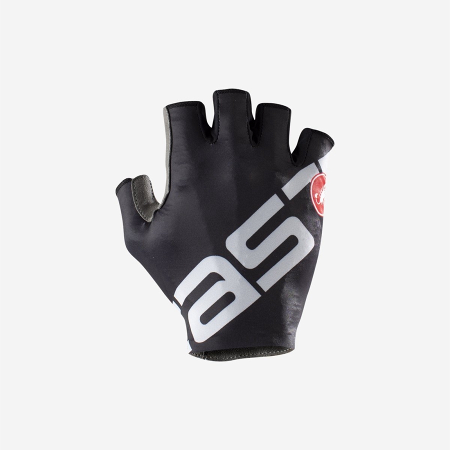 Castelli COMPETIZIONE 2 Handschuhe Herren Schwarz Silber | 71493-MBLR