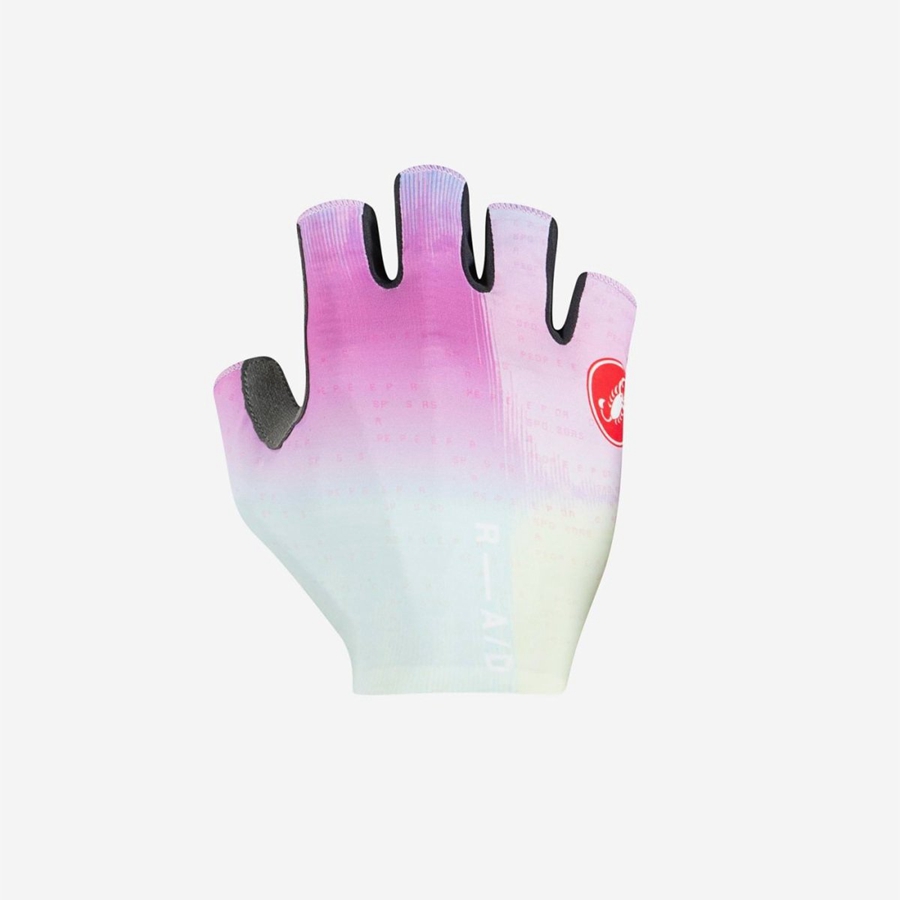 Castelli COMPETIZIONE 2 Handschuhe Herren Mehrfarbig Lila | 86043-VRNL