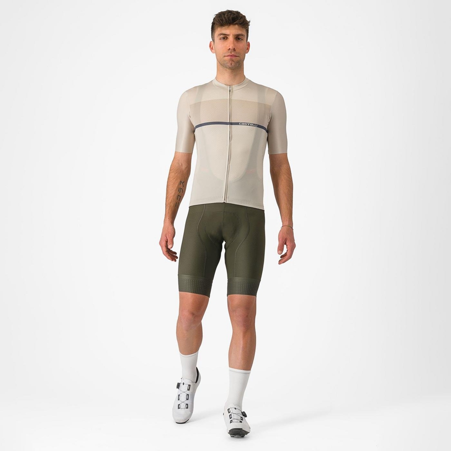 Castelli COMPETIZIONE Shorts Mit Latz Herren Tiefesgrün | 91760-ZJQG