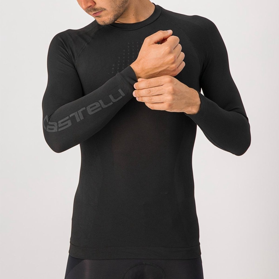 Castelli CORE SEAMLESS Grundschicht Herren Schwarz | 10397-XNUO