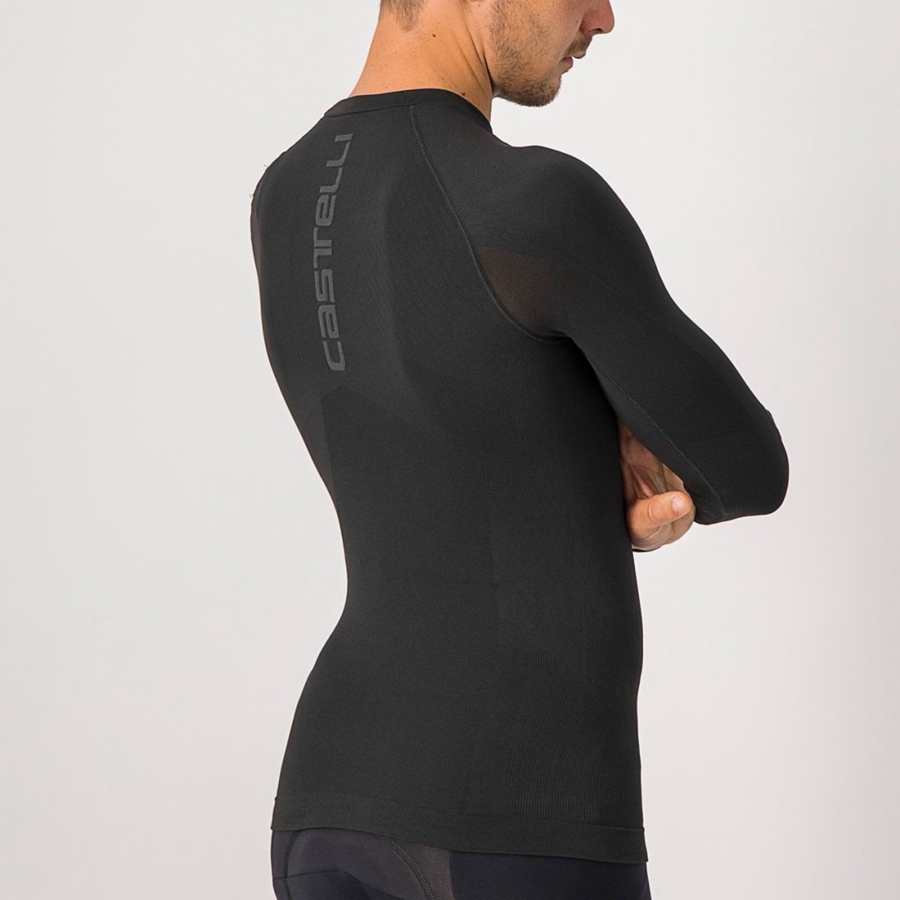 Castelli CORE SEAMLESS Grundschicht Herren Schwarz | 10397-XNUO