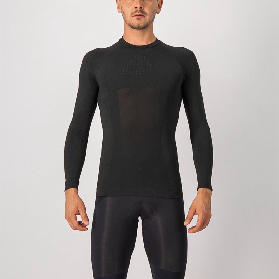 Castelli CORE SEAMLESS Grundschicht Herren Schwarz | 10397-XNUO