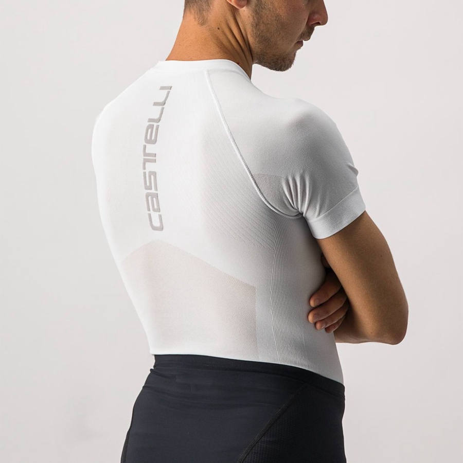 Castelli CORE SEAMLESS SS Grundschicht Herren Weiß | 17934-QREB